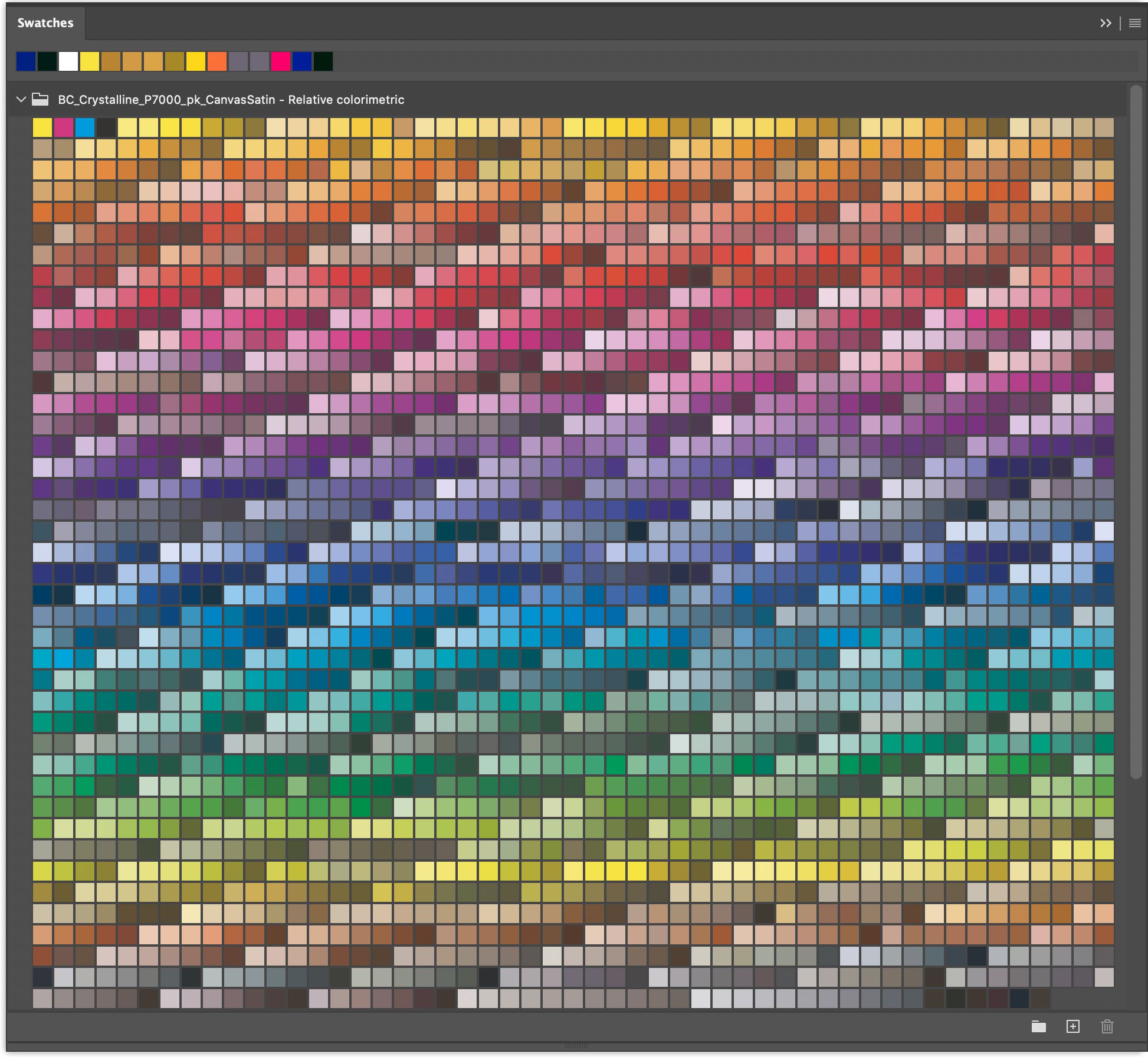 Custom Spot Color Tables