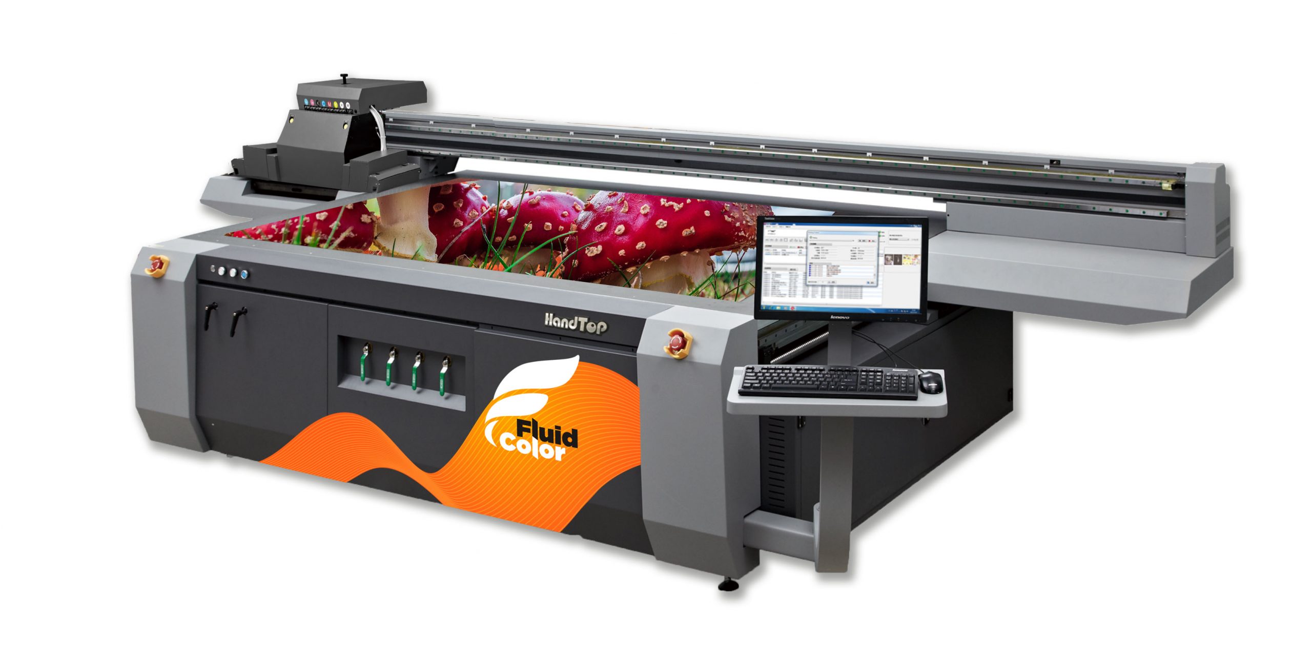 Fluid Color Flatbed printer